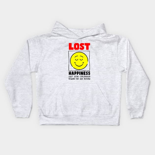 In search of happiness Kids Hoodie by My Happy-Design